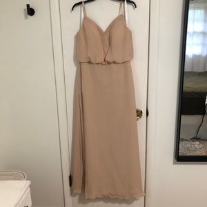 Azazie Rebecca in Champagne